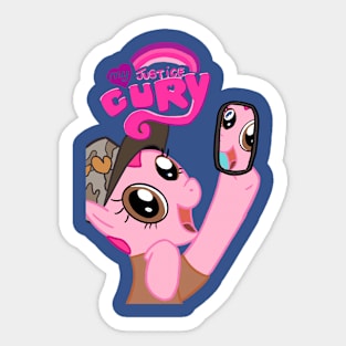 Justice Cury My Little Pony Sticker